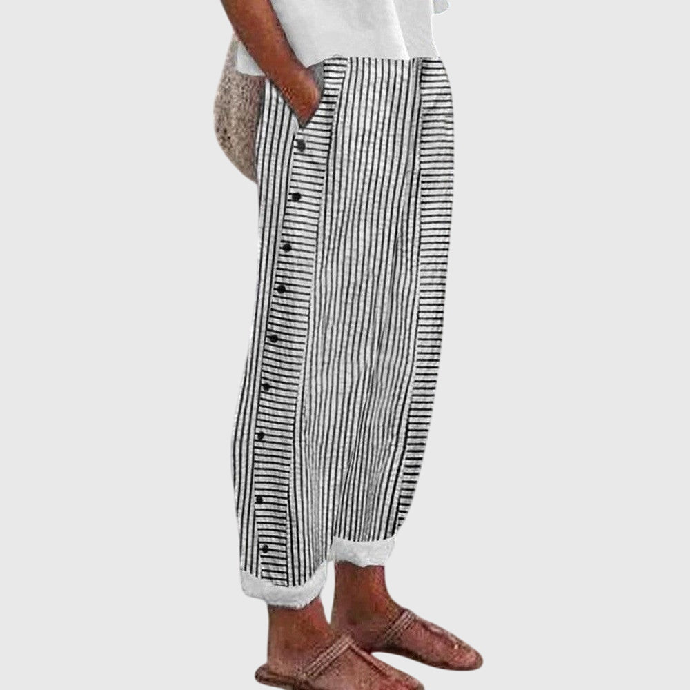 Elegant Women's Pants – Waist-Defining Fit & All-Day Comfort