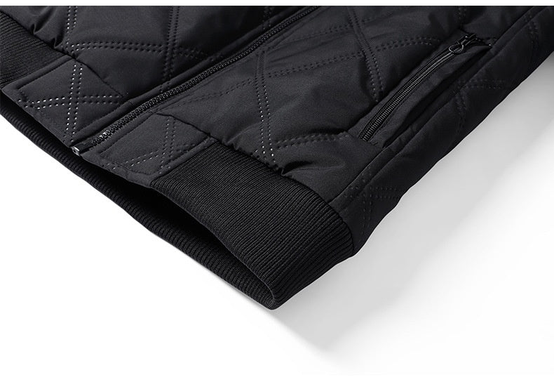 Dane Quilted Jacket for Men – Soft lining with zip closure and practical pockets