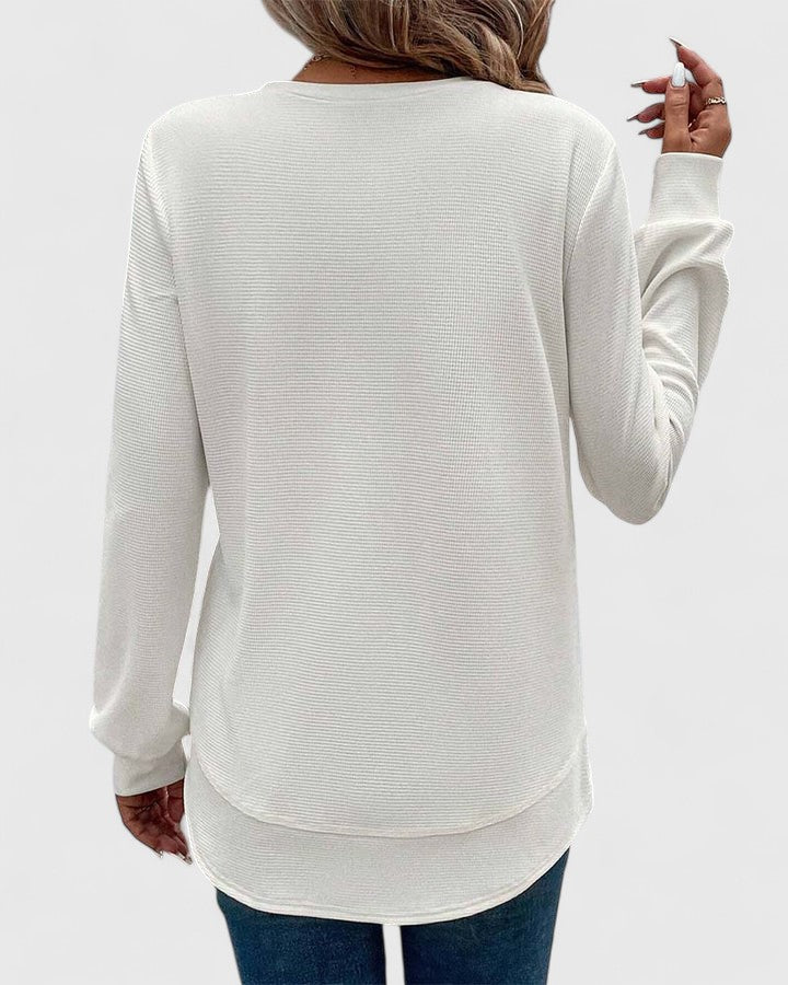 Long Sleeve Summer Women's Top – Soft Touch Fabric