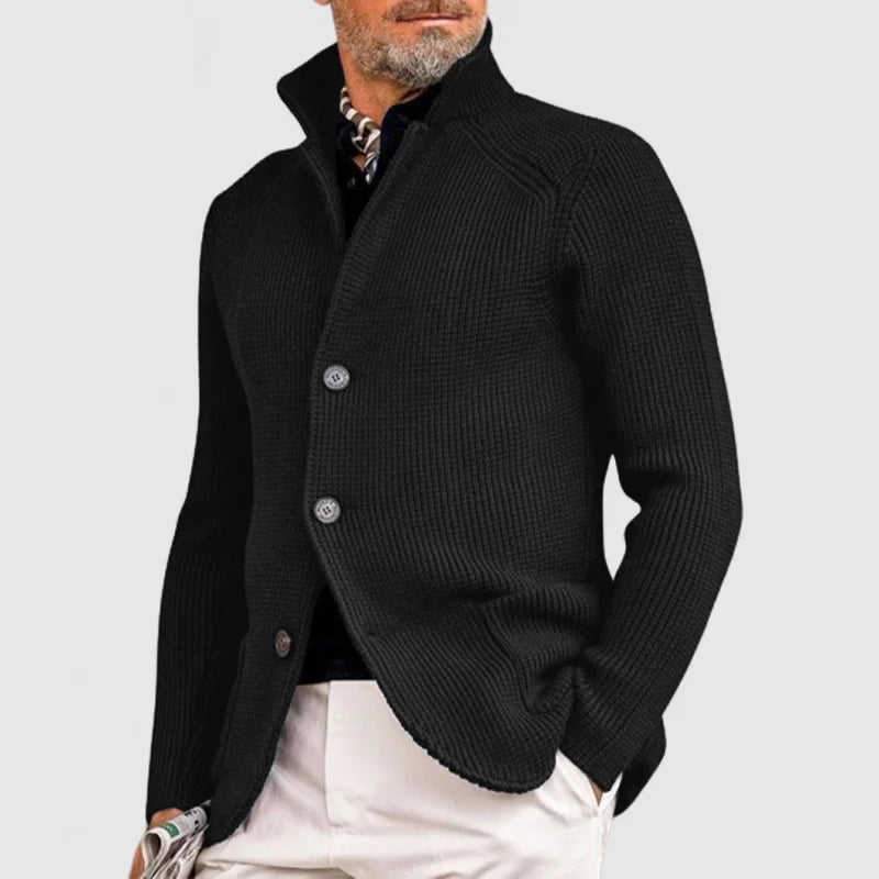 Francois Cardigan Homme – Elegant Vest in Soft and Comfortable Wool with Classic Style