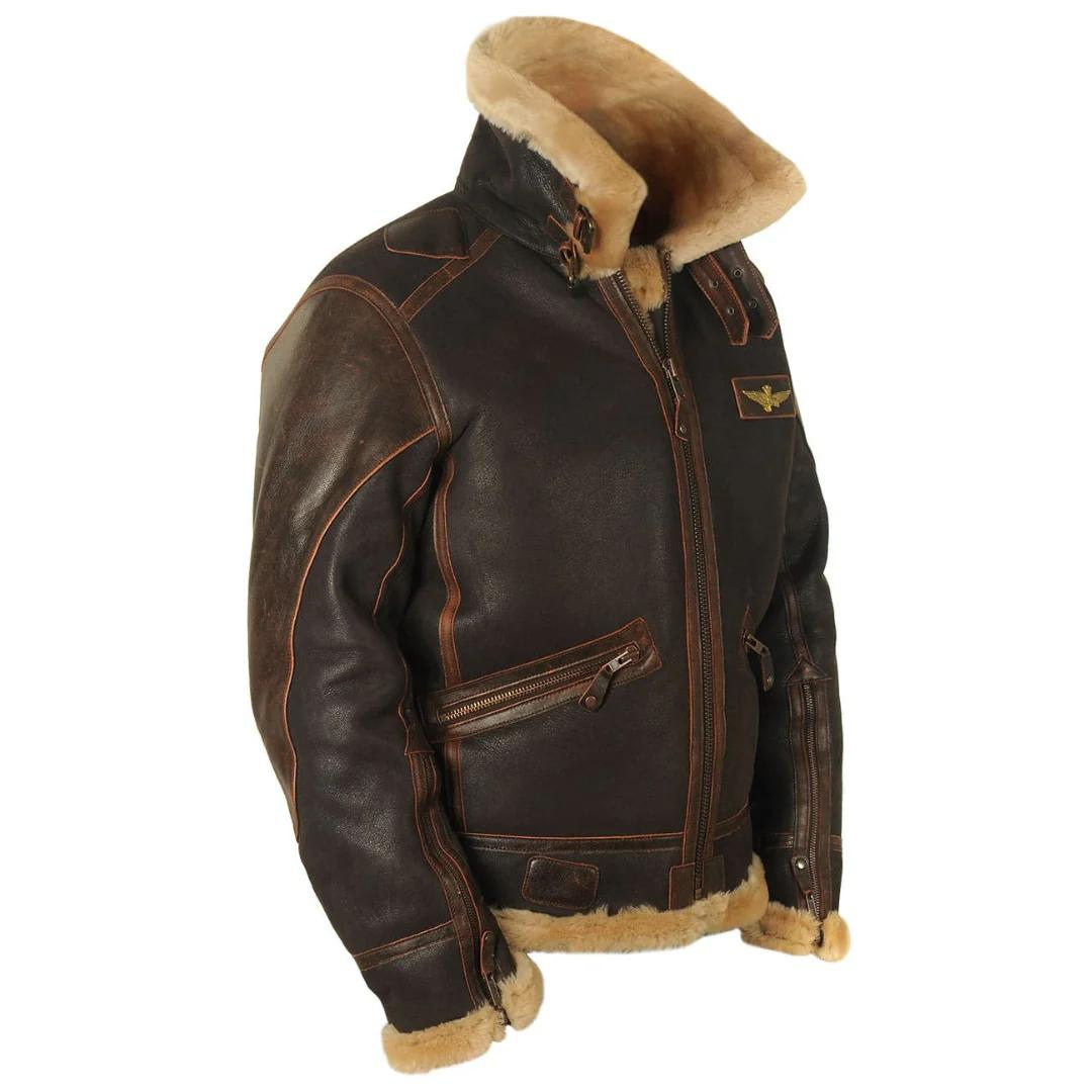 Gian Men's Jacket – Trendy Modern & Comfortable Aviator Jacket with Timeless Style