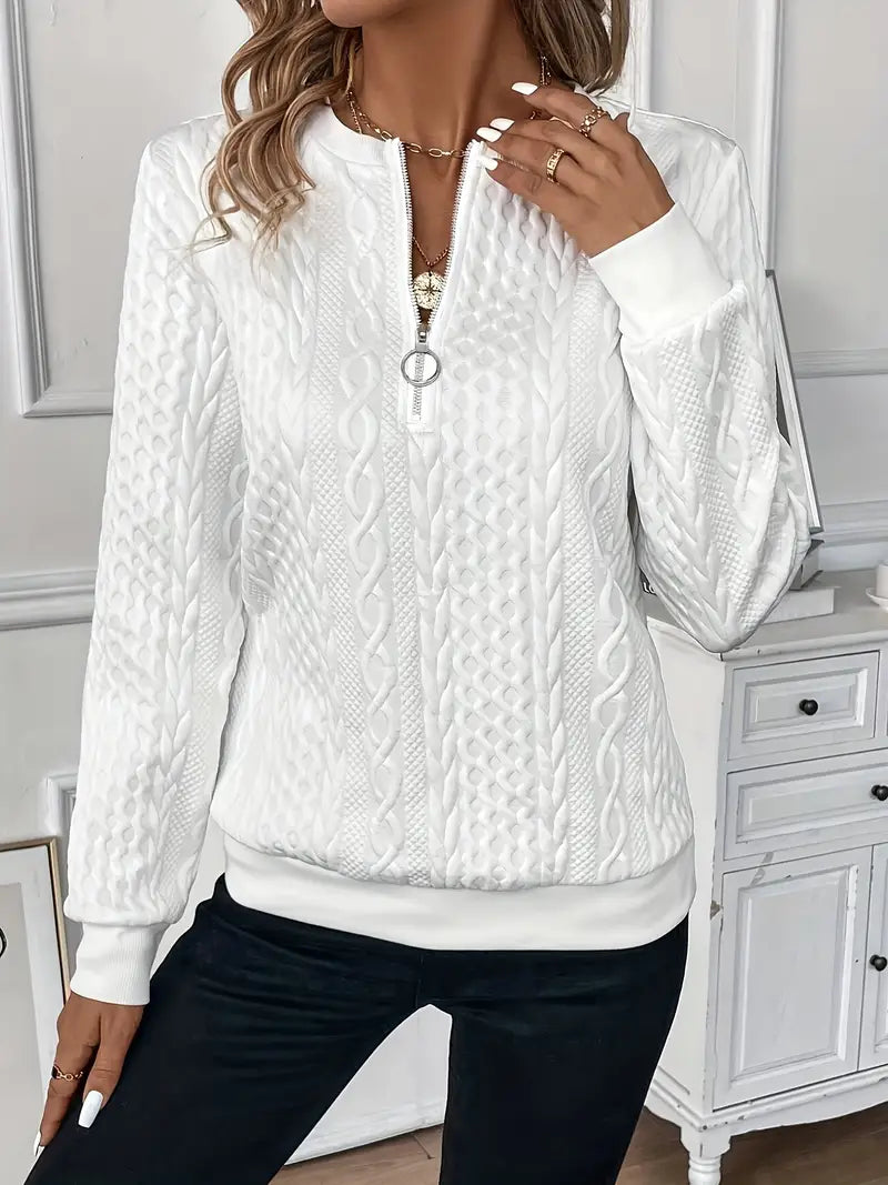 Amora Women's Pullover in Soft Knit – Daily Comfort & Casual Elegance