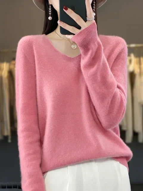 Lily Pull Woman – Elegant Knit in Soft & Comfortable Blend with Long Sleeves