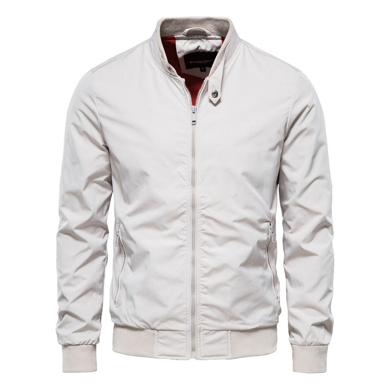 Tyron Men's Down Jacket – Slim Fit Quilted Jacket with High Collar & Lightweight Insulation