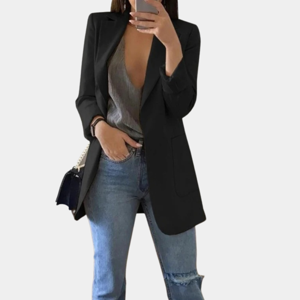 Bella Blazer Femme – Elegant Long Sleeve Blazer with Chic and Modern Cut