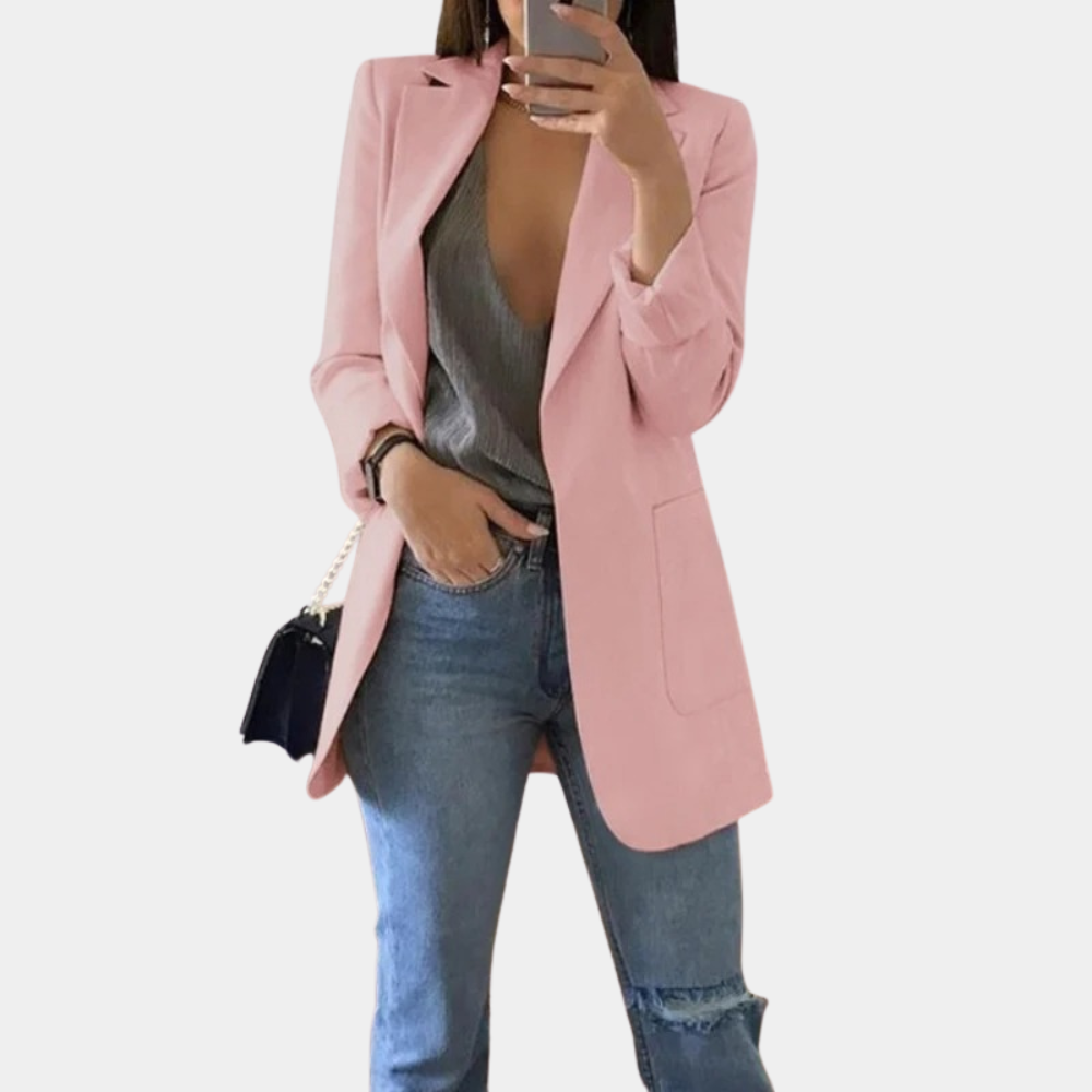 Bella Blazer Femme – Elegant Long Sleeve Blazer with Chic and Modern Cut