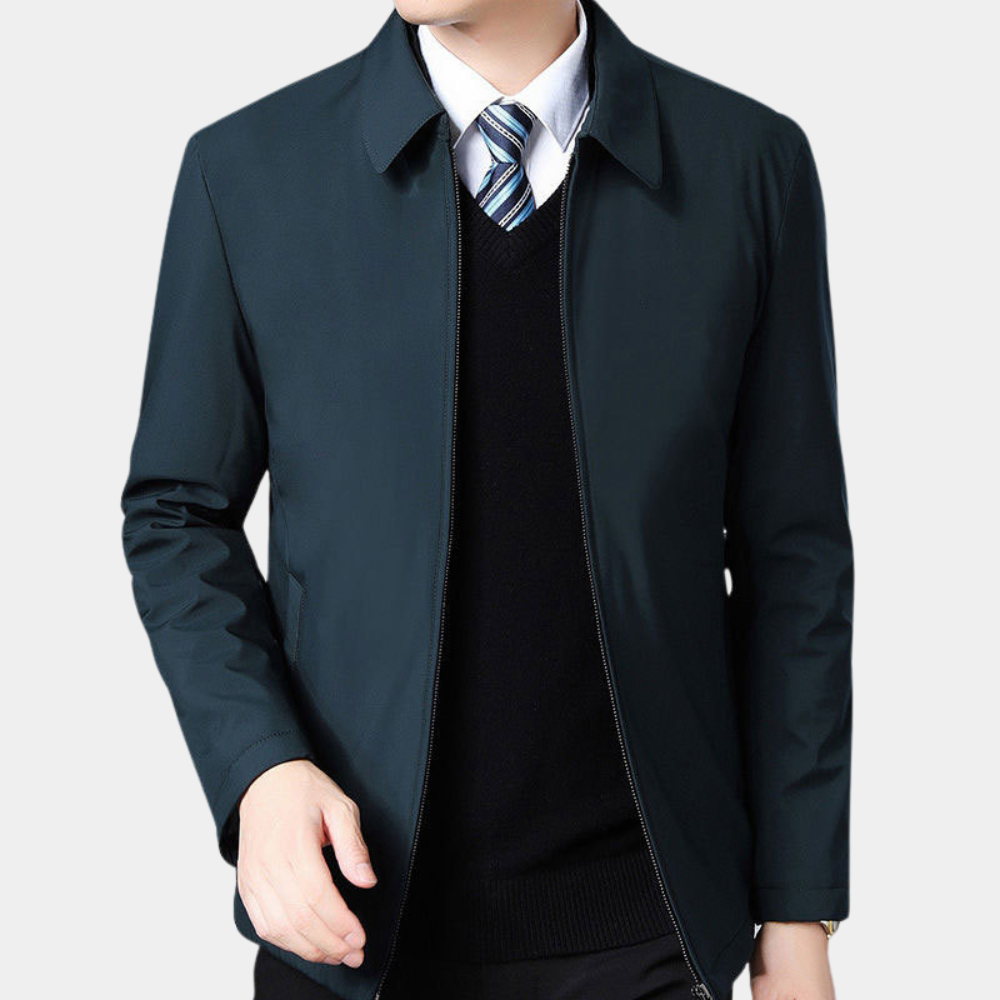 Sandro Men's Casual Jacket – Casual & Elegant Zipped Jacket with Timeless Style