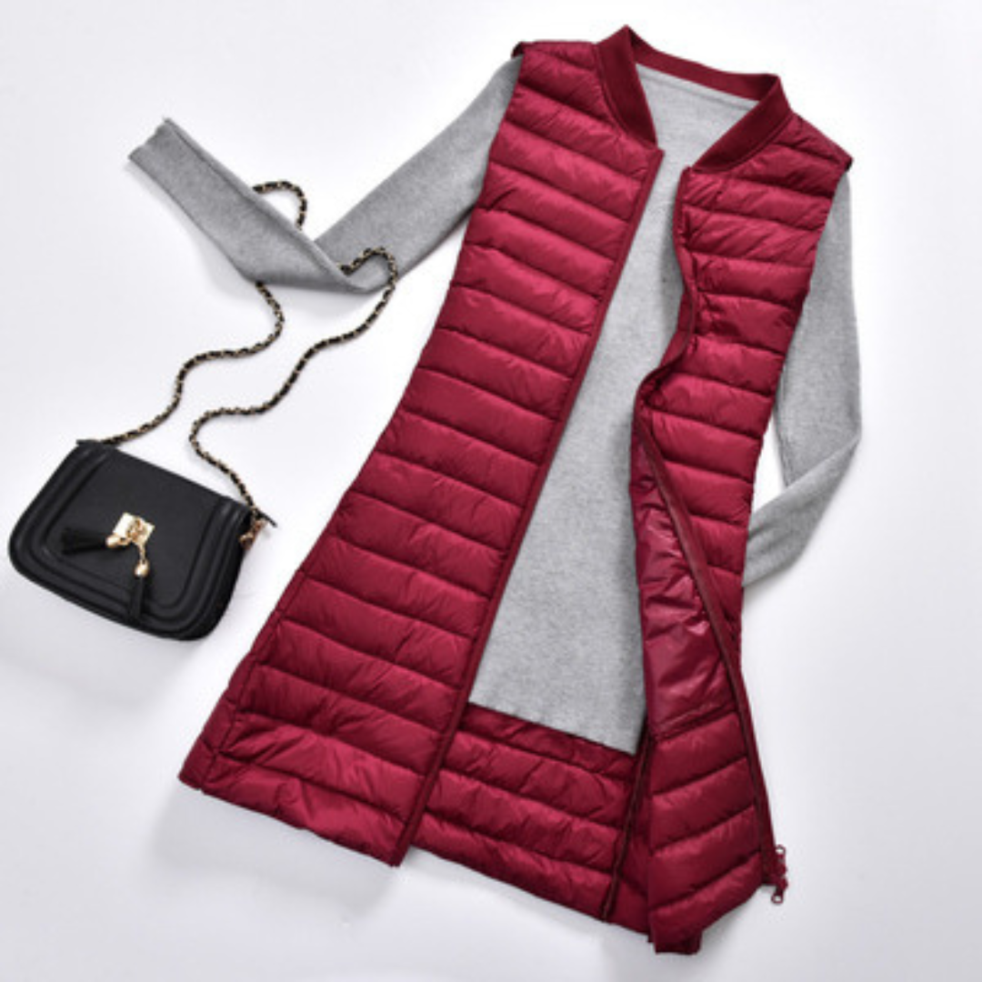Premier Women's Jacket – Ultra Light & Ideal Sleeveless Down Jacket for Spring