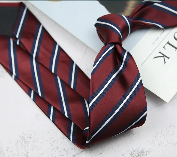 Classic Striped and Dotted Neckties for Men – Business Formal Tie Collection
