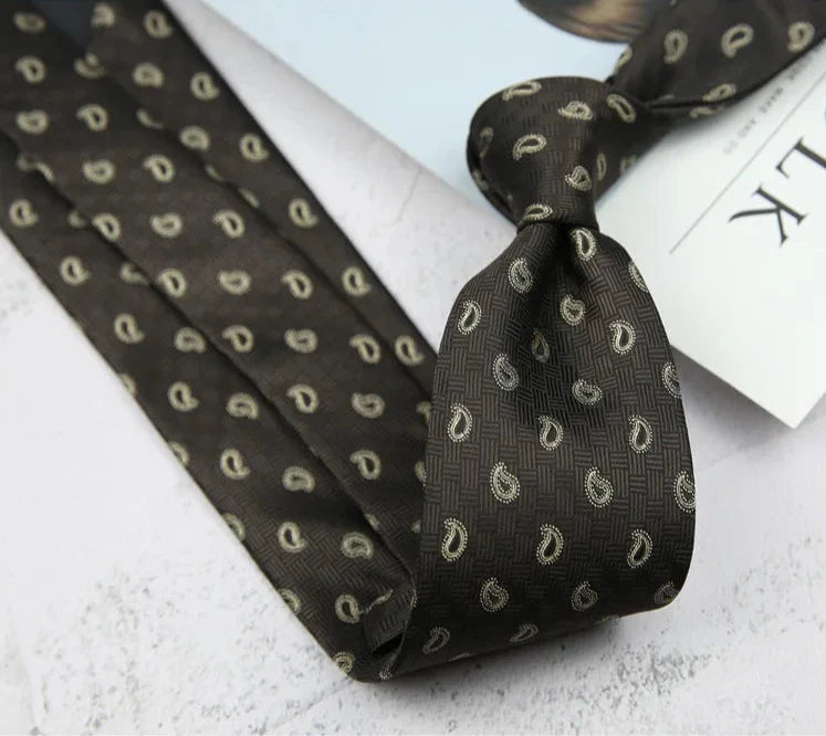 Classic Striped and Dotted Neckties for Men – Business Formal Tie Collection