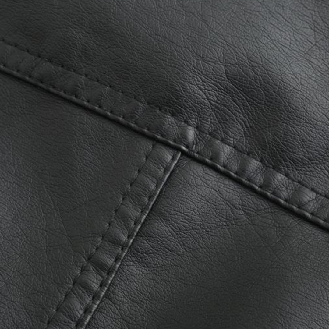 Janiyah Women's Leather Jacket – Chic Stand Collar, Zippers & Elegant Modern Style