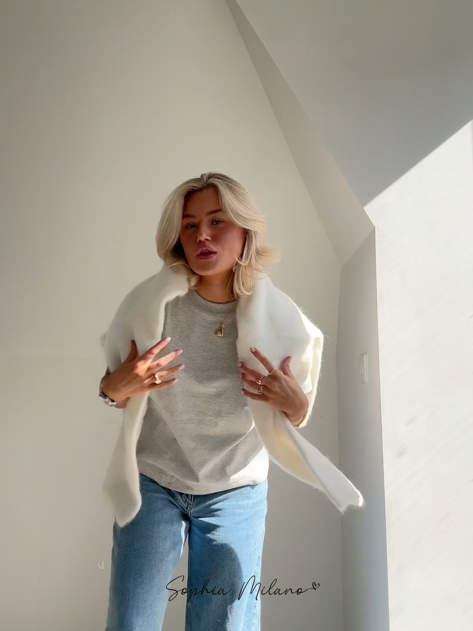 Aurora Pull Femme Luxe en Mohair – Oversize, Soft and Elegant for All Occasions