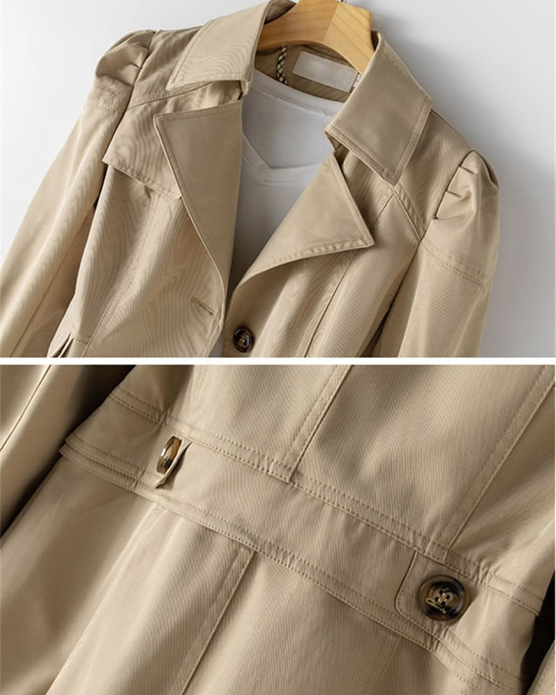 Freya Trench Woman Mid-Length – Elegant Cut, Lightweight Fabric & Versatile Chic Style