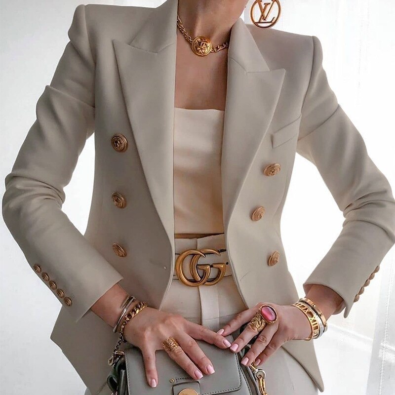 Harper Blazer Femme Elegant – Chic Comfortable Jacket in Premium Fabric for Casual Look