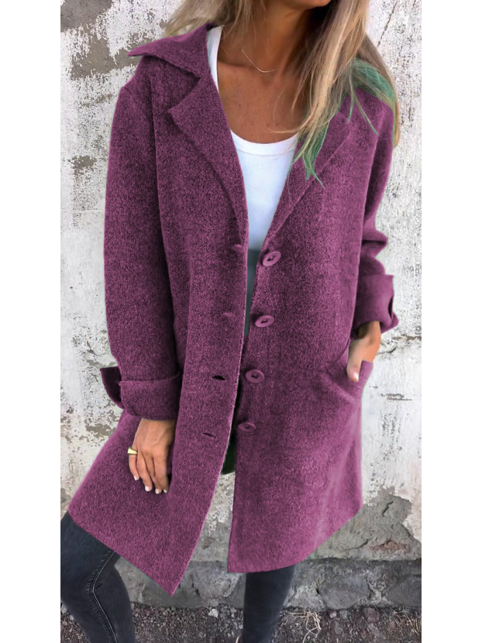 Sophie Woman Spring Coat – Premium Elegant & Light Wool Coat for Mid-Season