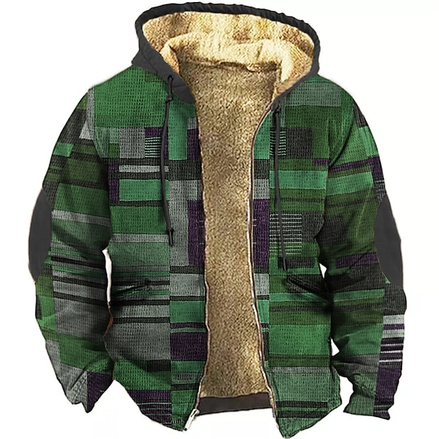 Jameson Men's Patchwork Gilet – Fleece Hoodie Jacket with Comfortable Fit & Urban Style