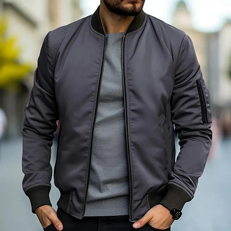 Jack Bomber Jacket Men – Modern Style in Lightweight Fabric with Slim Fit & Practical Pockets