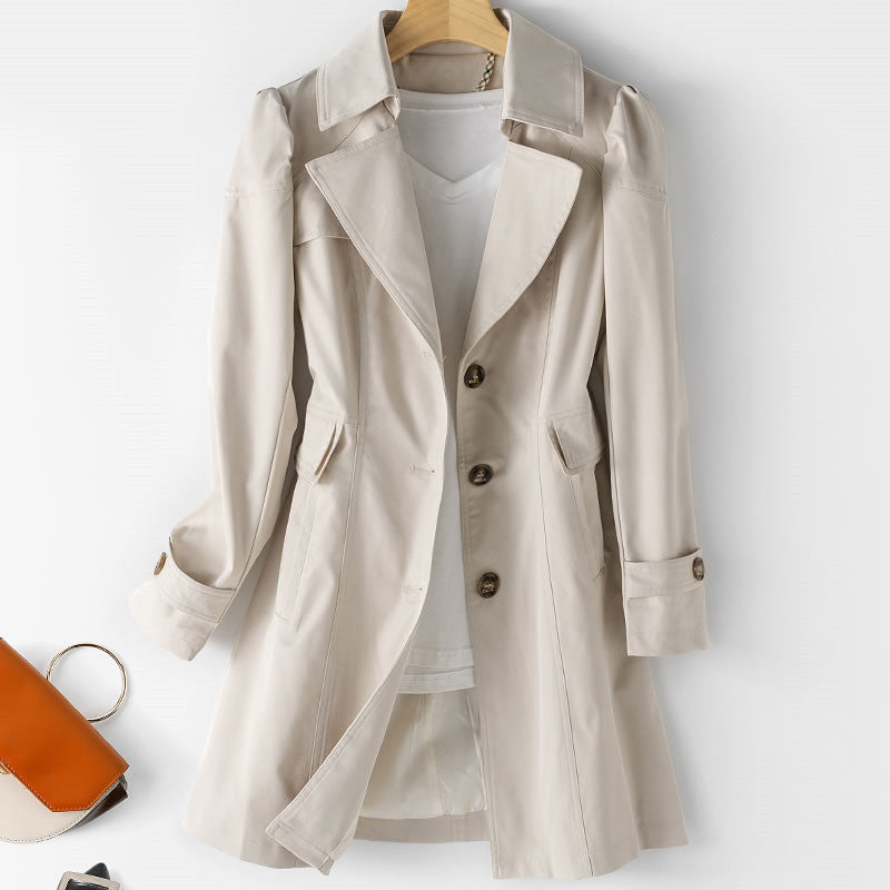 Freya Trench Woman Mid-Length – Elegant Cut, Lightweight Fabric & Versatile Chic Style