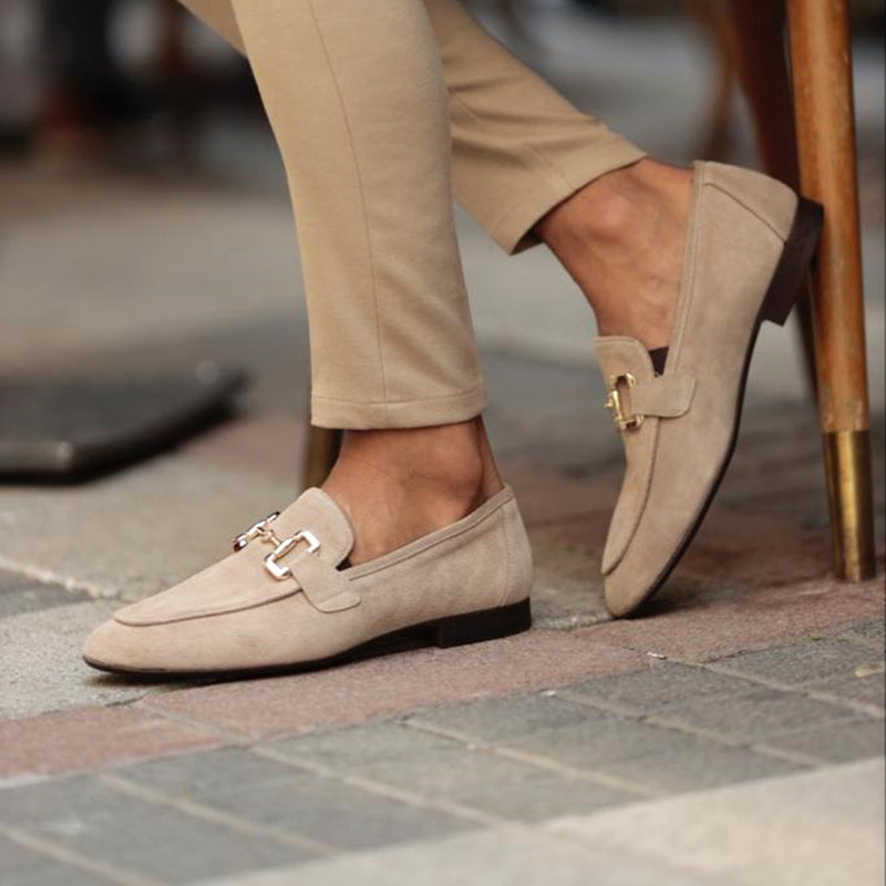 Men’s Almond Toe Horse bit Loafers – Semi-Formal Elegance