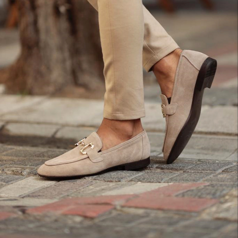 Men’s Almond Toe Horse bit Loafers – Semi-Formal Elegance