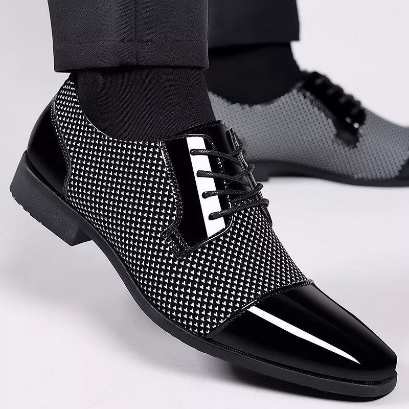 Men’s Brogue Oxford Dress Shoes – Refined Formal and Business Style