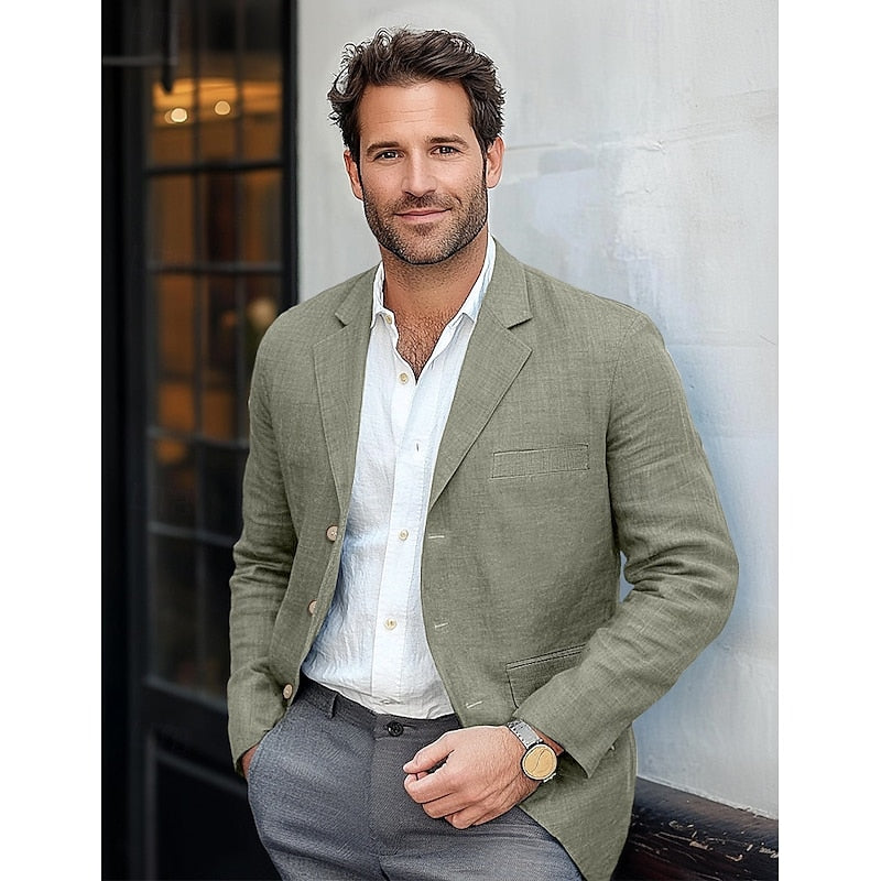 Men’s Classic Lightweight Blazer – Smart Casual All-Season