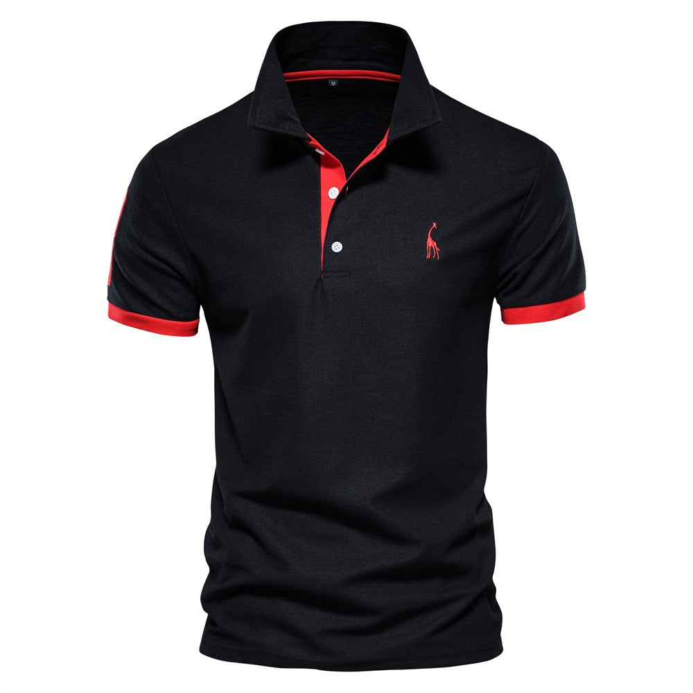Men’s Classic Short-Sleeved Polo Shirt – Smart Casual Summer Essential
