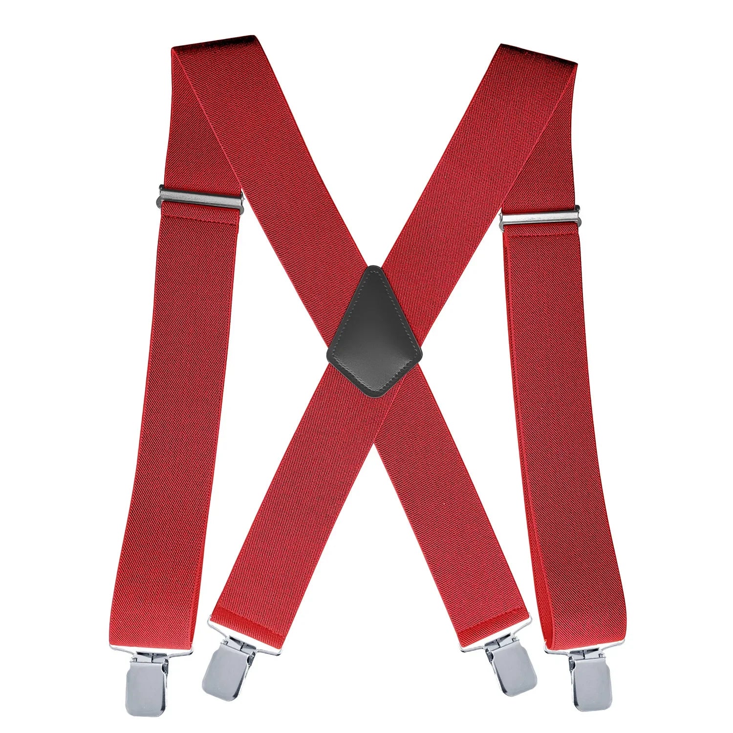 Men’s Heavy-Duty Suspenders – Wide Adjustable Y-Back Braces