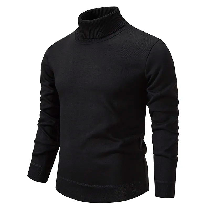 Men’s High-Neck Sweater – Modern Knitwear for Refined Layering