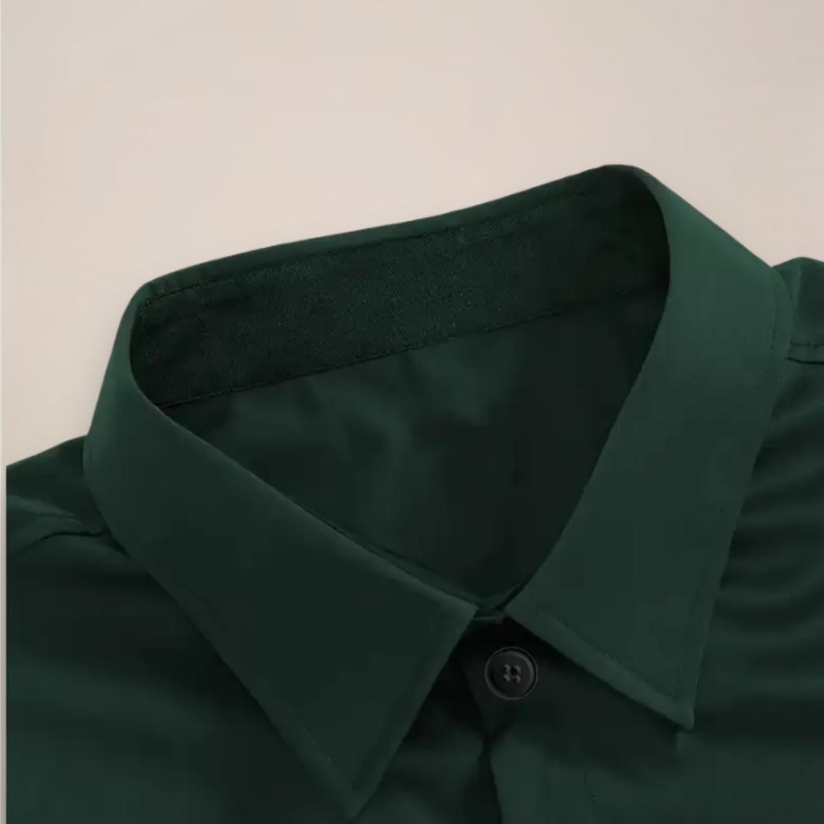 Men’s Long-Sleeve Shirt – Classic Notched Collar, Versatile Smart Style