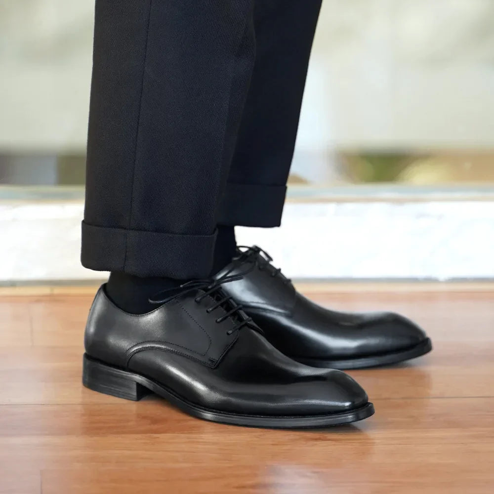 Men’s Oxford Dress Shoes – Closed Lacing – Pointed Toe
