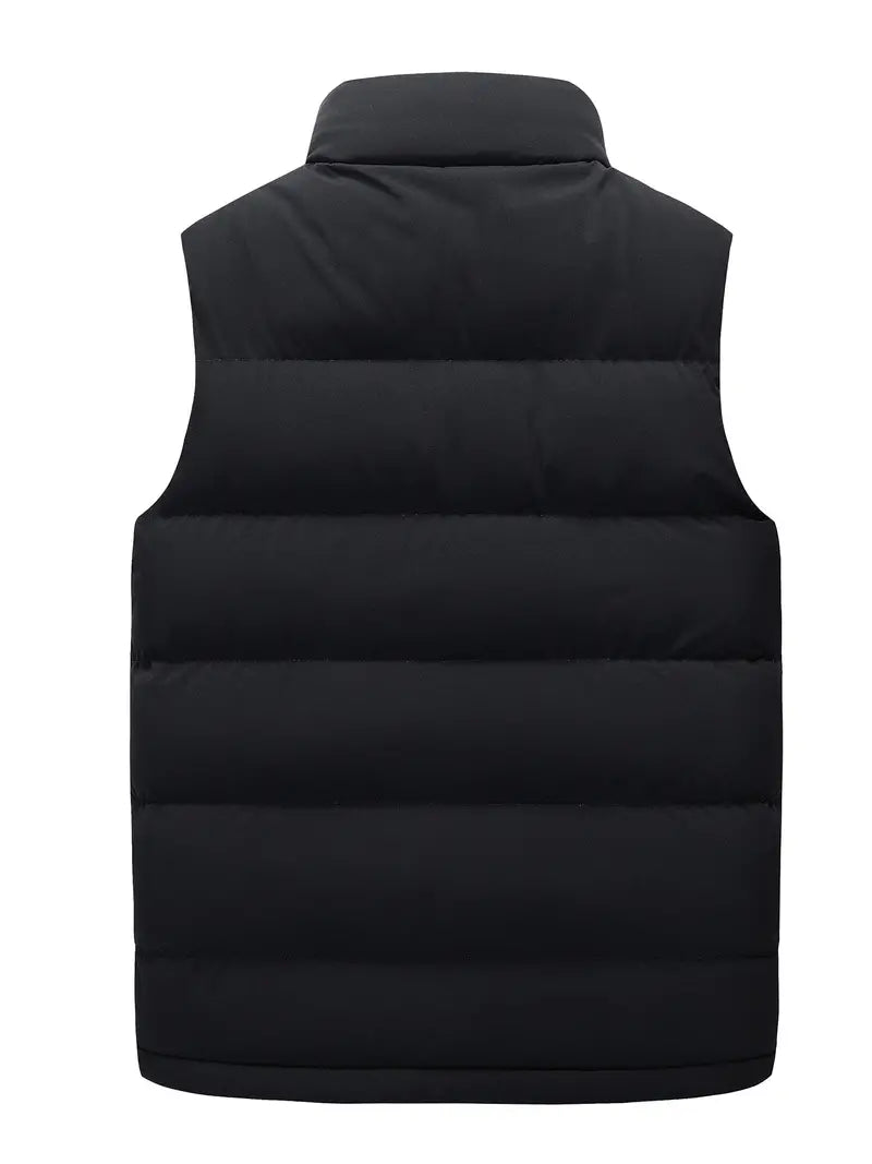 Men’s Padded Gilet with Zip Fastening – Smart Casual Layer