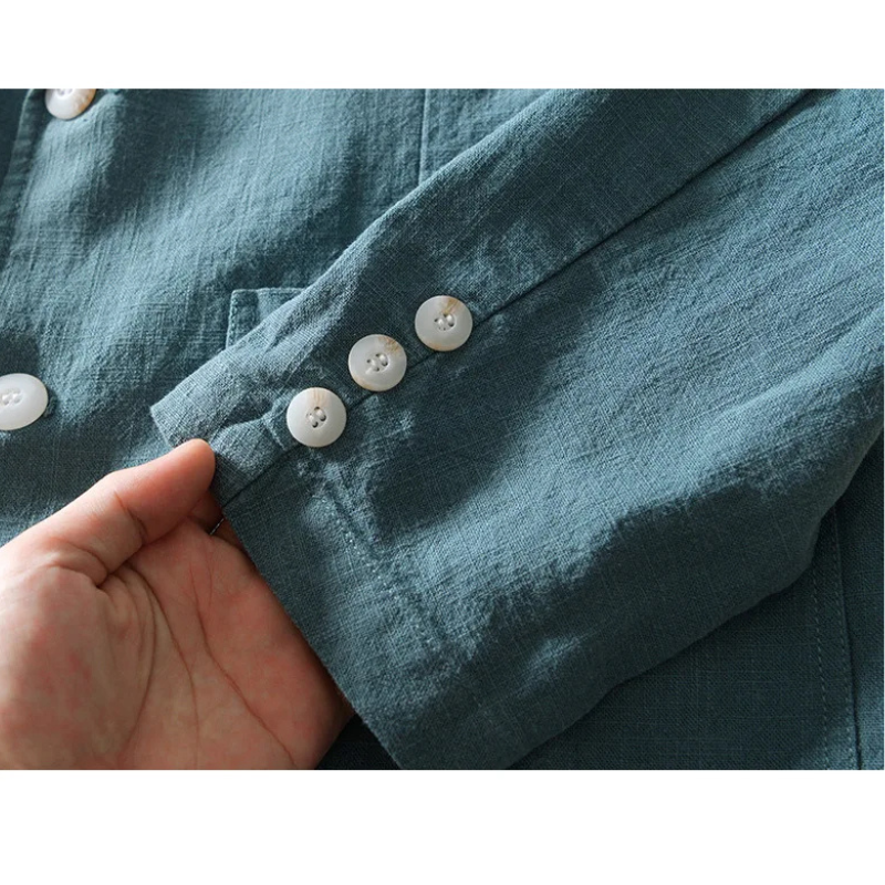 Men's Relaxed Linen Blazer – Smart-Casual Lightweight Layer