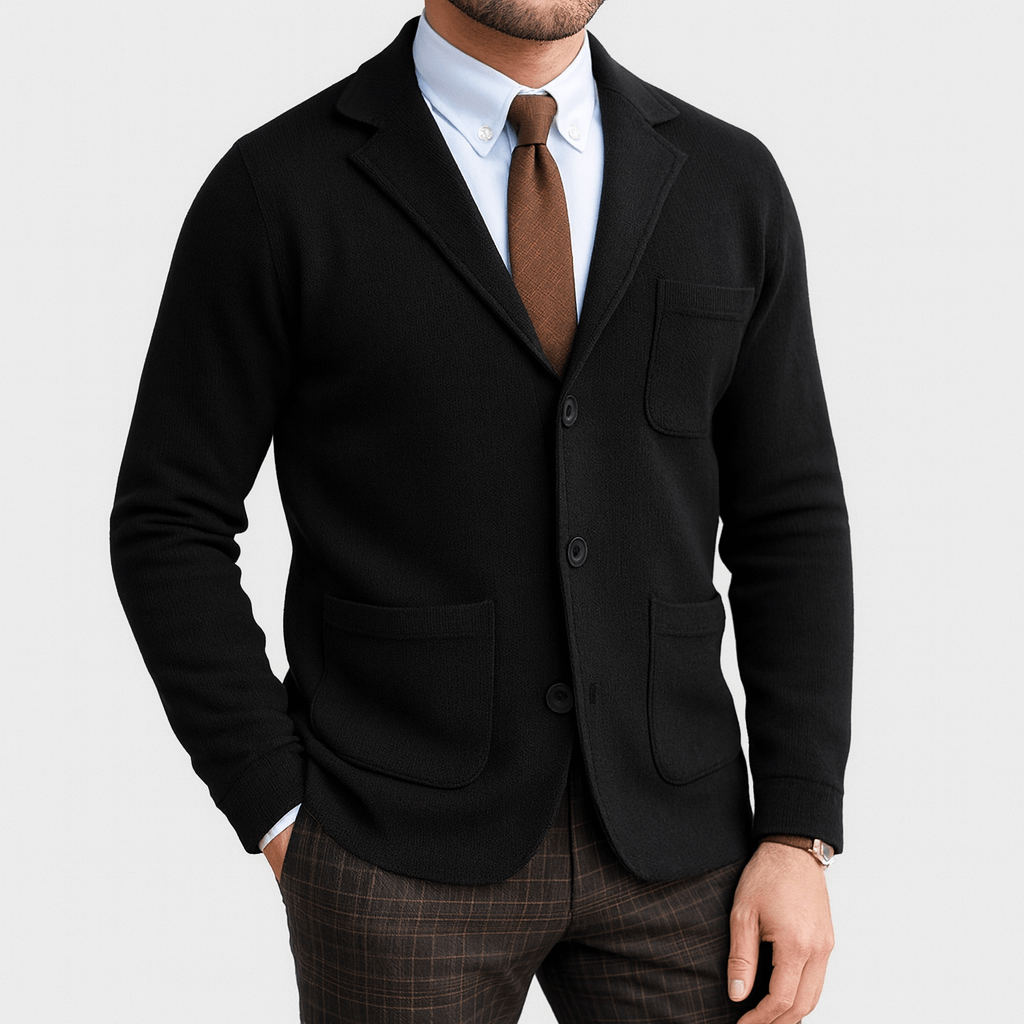 Men’s Tailored Blazer – Classic Single-Breasted Design