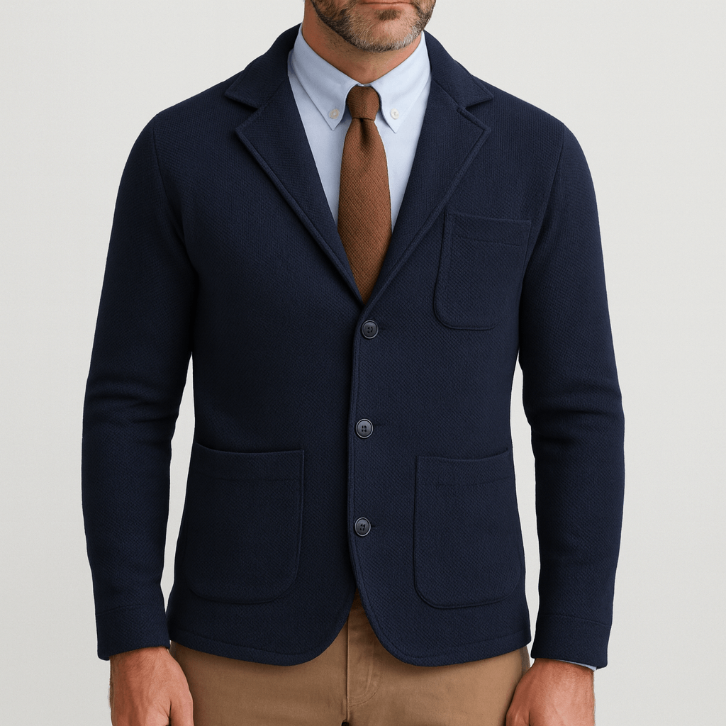 Men’s Tailored Blazer – Classic Single-Breasted Design