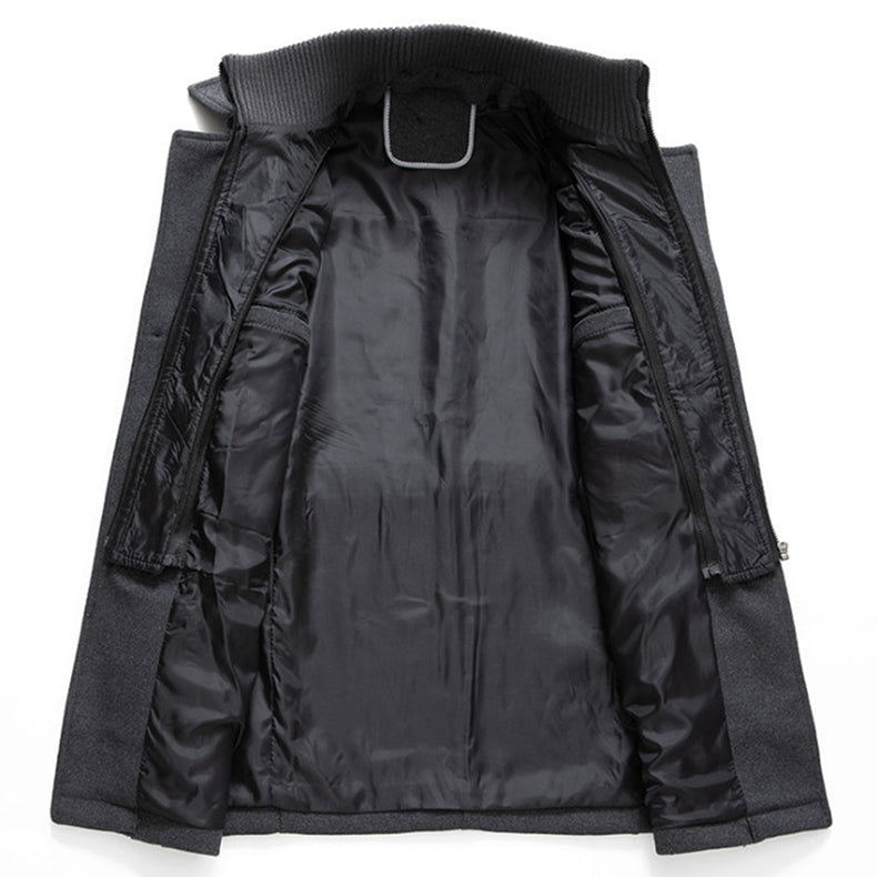 Men’s Tailored Military-Inspired Jacket – Structured Layering Piece