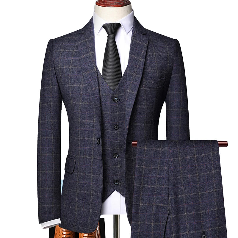 Men’s Three-Piece Suit – Classic Ensemble