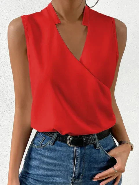 Aurore Tank Top for Women – Soft V-neck, lightweight and comfortable fit