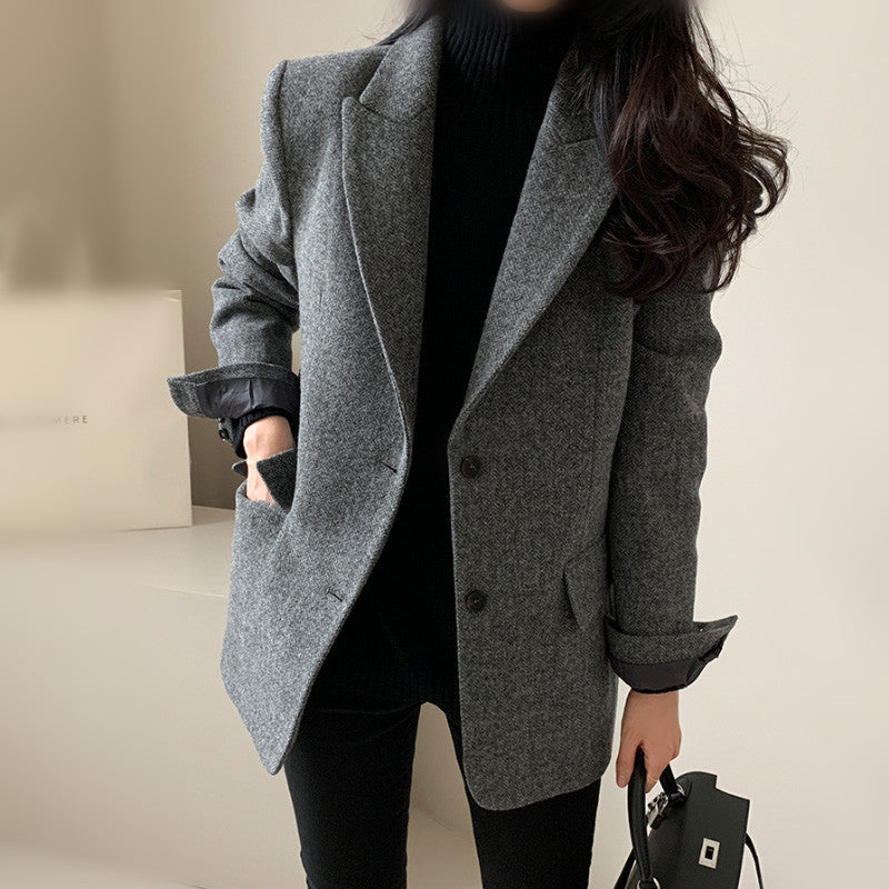 Kennedi Women's Jacket – Classic Elegant and Versatile Blazer for Casual & Formal Outfits