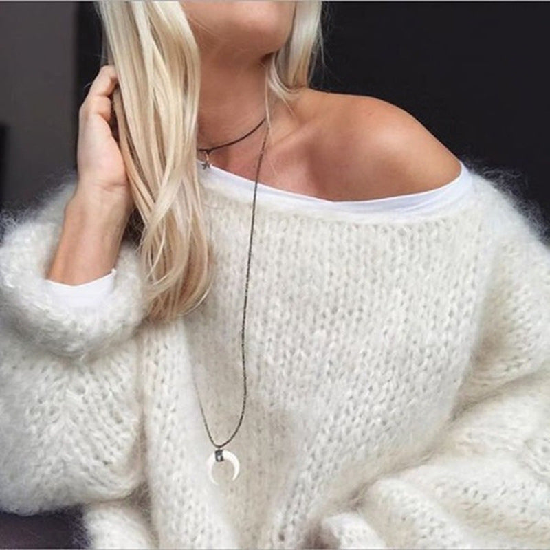 Ailany Pull Knitted Woman – Embroidered Patterns, Casual Fit & Bohemian Chic Style