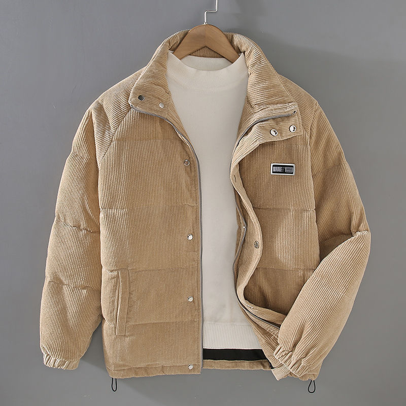 René Men's Jacket – Elegant Corduroy Jacket with Warm Wool Blend