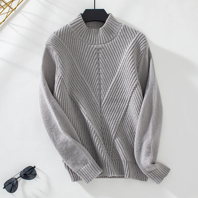 Margaret Pull Woman – Soft Knit with Elegant & Comfortable Half Turtleneck Autumn/Winter