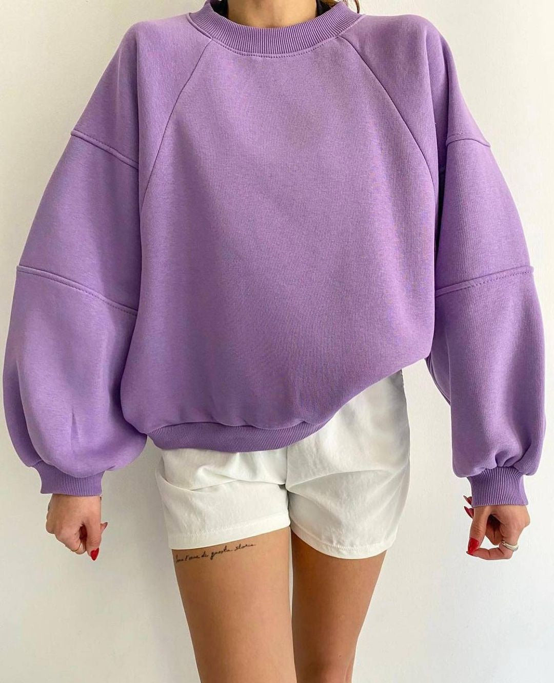 Julieta Sweatshirt Femme – Oversize Sweatshirt in Soft & Modern Blended Cotton with Casual Style
