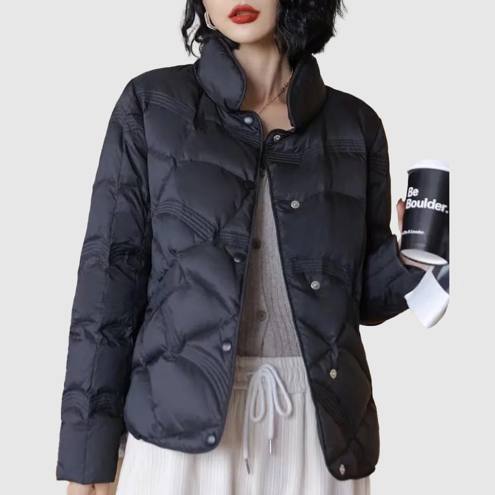 Ziana Quilted Jacket Women – Comfortable Fit Winter & Warm Insulation Buttoned