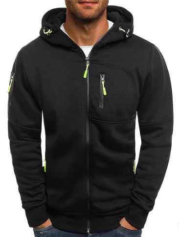 Ealdred Veste Homme – Comfortable Premium Cotton Zip-Up Hoodie & Modern Style