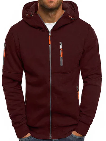 Ealdred Veste Homme – Comfortable Premium Cotton Zip-Up Hoodie & Modern Style