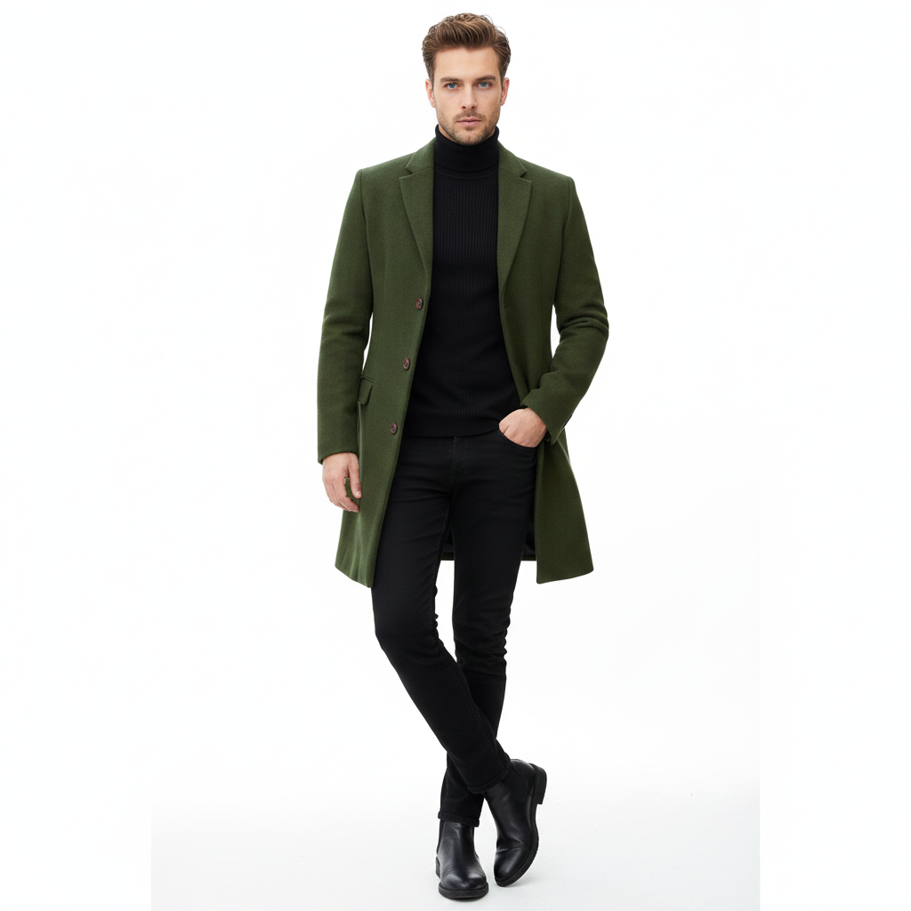 Renji Minimalist Men's Jacket – Modern Japanese Versatile All-Season Jacket