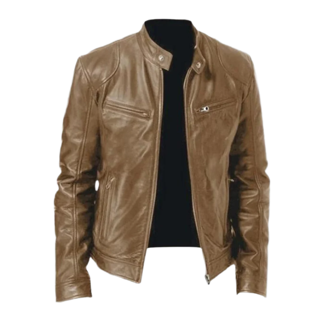 David Homme Leather Jacket – Elegant & Durable Blouson with Modern and Comfortable Style