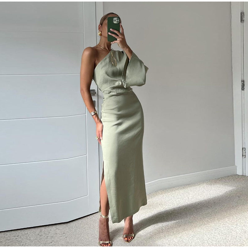 Stylish and Chic Green Dress for Women