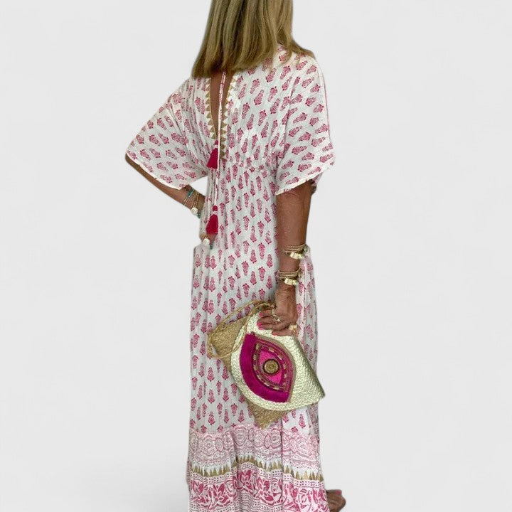 Boho Summer Maxi Dress – All-Day Comfort